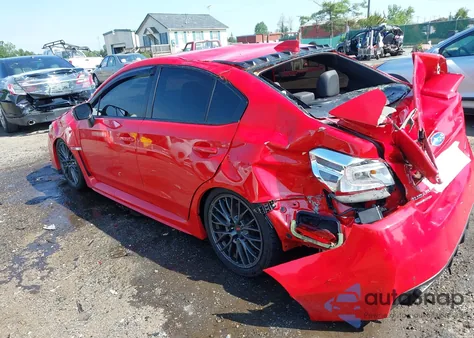 2017 Subaru Wrx Sti from USA, damaged, VIN JF1VA2V67H9817958